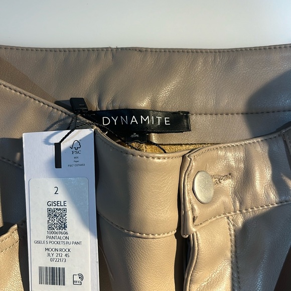 BRAND NEW Dynamite Leather pants - Picture 2 of 5